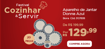 Aparelho de Jantar Donna Azul