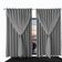 Cortina Sala E Quarto 4,50x2,30 Tecido Blackout Ana Cinza