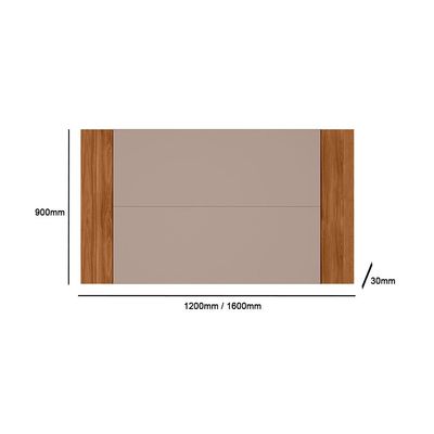 Painel Extensivo para TV até 60 Mobler Fresno Grigio/Cinamomo