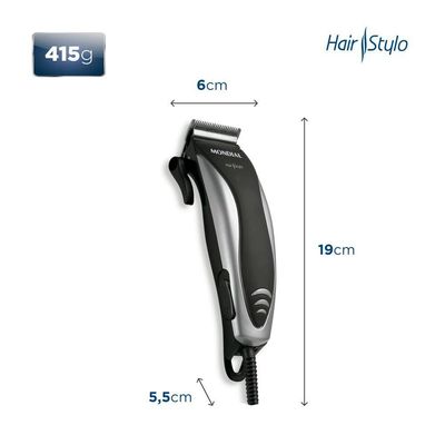 Cortador De Cabelos Mondial Hair Stylo Cr-02 -220v-preto/prata 220V