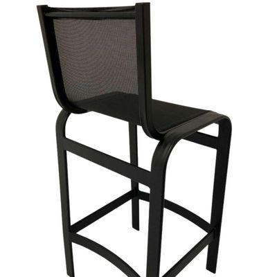 Banqueta De Alumínio Para área Externa Banco Para Balcão Bar Preto Preto