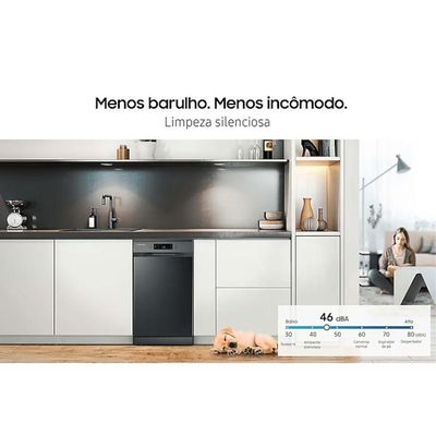 Lava-louças Samsung Preta 10 Serviços 110v Dw50c6070fg/az