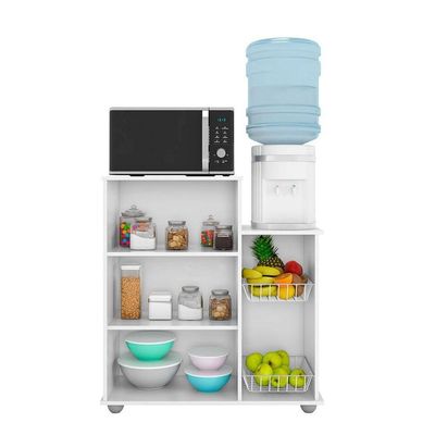 Armário Multiuso 2 Portas Fruteira Sollys Branco