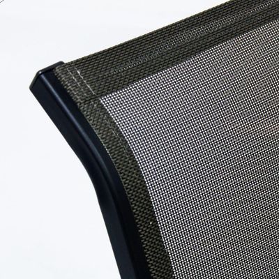 Conjunto Lótus Mesa 90cm 4 Poltronas Preto