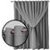 Cortina Sala E Quarto 4,50x2,80 Tecido Blackout Ana Cinza