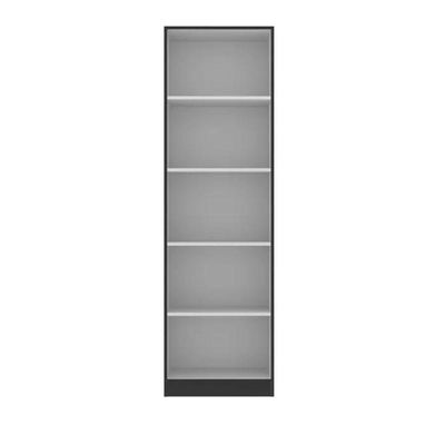 Armário Multiuso Milão 2 Portas E 4 Prateleiras - Black Black