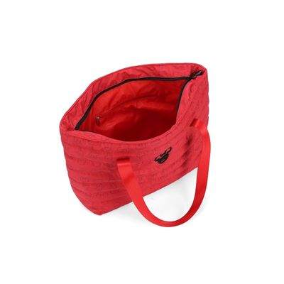 Bolsa Tote Feminina Mickey Mouse Puffer BMK78649 Vermelho