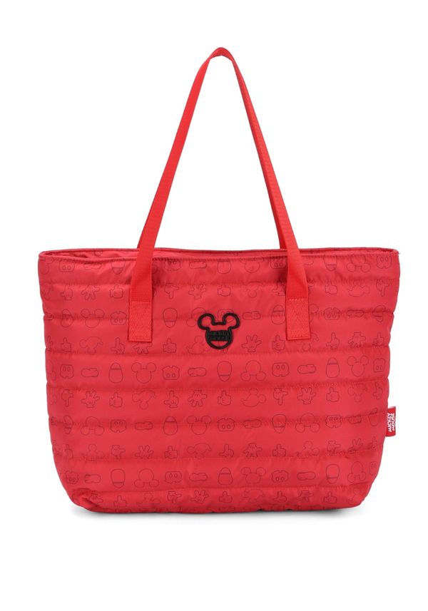 Bolsa Tote Feminina Mickey Mouse Puffer BMK78649 Vermelho