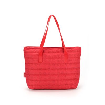 Bolsa Tote Feminina Mickey Mouse Puffer BMK78649 Vermelho