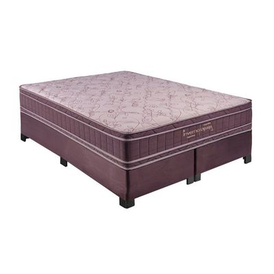 Conjunto Cama Box Queen Molas Kappesberg Inverno e Verão - 158x198 Beringela