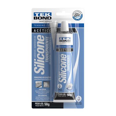 Silicone Tekbond  Autoadesivo 50g Silicone Tekbond Autoadesivo 50g