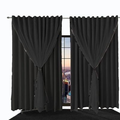 Cortina Sala E Quarto 8,50x2,70 Tecido Blackout Ana Marro