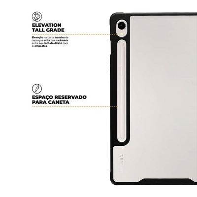Capa para Samsung Galaxy Tab S9 - Clear Shock - Gshield