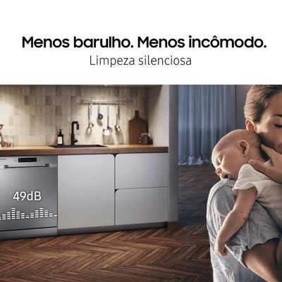 Lava-Louças Samsung Inox 14 Serviços 110V Dw60C7050Fs-Az 110V