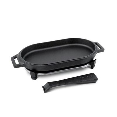 Chapa De Ferro Fundido Ooni Sizzler Com Base Em Aço Inox