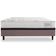 Cama Box Conjugada Casal Herval Roma Ortopédico com Espuma D20 e Tecido Poliéster 53x138x188 cm Branco com Marrom e Bege