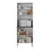 Paneleiro 63cm 4 Portas Para Micro-ondas Siena Multimóveis Mp2182 Branco Branco