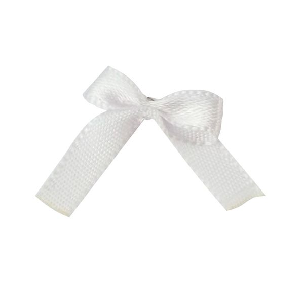 Aplique Laço 7mm com 50 Unidades Branco