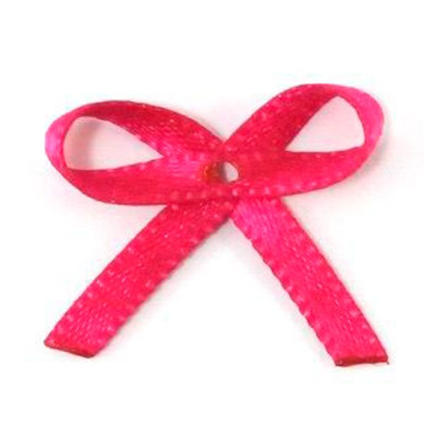 Aplique Laço Mosquitinho 4mm com 50 Unidades Pink