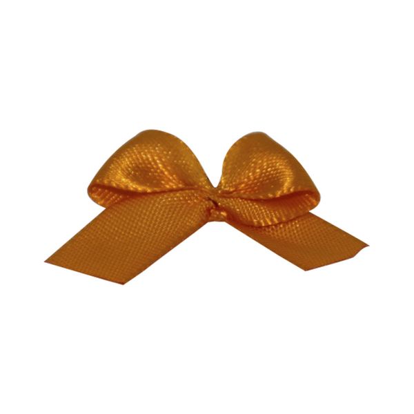 Aplique Laço 10mm com 50 Unidades Laranja