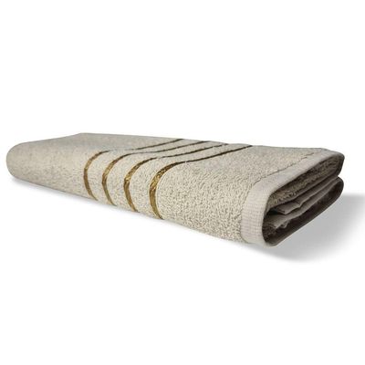Kit 4 Toalhas 2 Banho 2 Rosto Montreal 100% Algodão Bege