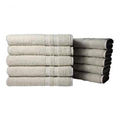 10 Toalhas Super Felpudas Grande E Grossa 80x150 Bege