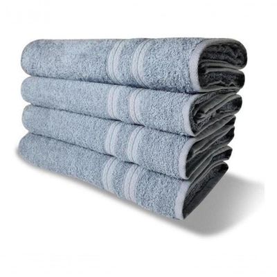 Kit 8 Toalhas De Banho Lisboa 430g/m 80x150cm Azul Claro