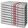 9 Panos De Prato Atoalhado Felpudo Premium Vermelho
