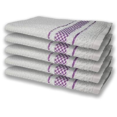 10 Panos De Prato Atoalhado Felpudo Premium 5 Lil?s 5 Preto