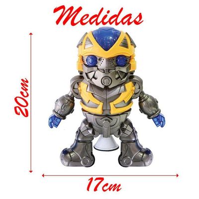 Brinquedo Robô Dançarino Infantil Bambô Boy Com Luz Som