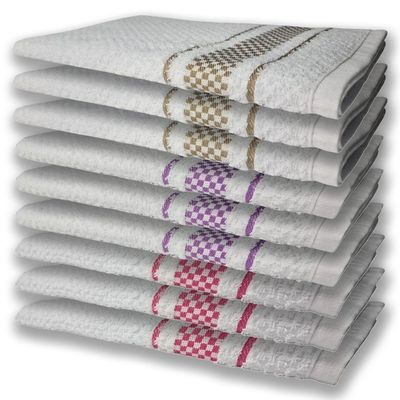 9 Panos De Prato Atoalhado Felpudo Premium Vm+rx+mr