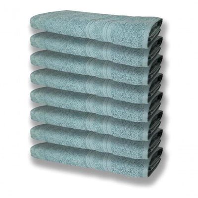 8 Toalhas Grande Super Felpudas E Grossa 80x150 Verde