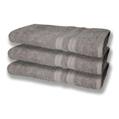 7 Toalhas Felpudas E Grossa 80x150 4 Azul 3 Cinza