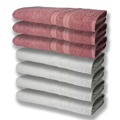 7 Toalhas Grande Super Felpudas E Grossa 80x150 4 Branco 3 Rosê