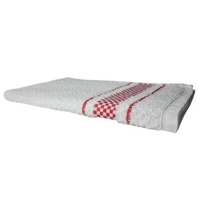 10 Panos De Prato Atoalhado Felpudo Premium Vermelho