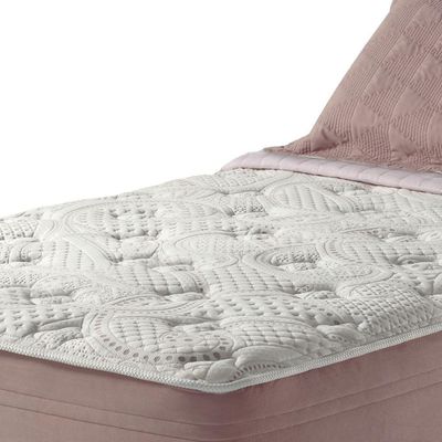 Cama Box Solteiro King Preto + Colchão Molas Charlotte 96cm
