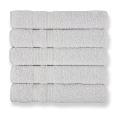 Kit Hotel 5 Toalhas Super Grossa E Felpuda 80x150cm Branco Beka