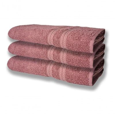 7 Toalhas Felpudas E Grossa 80x150 3 Rosê 2 Cinza 2 Bege
