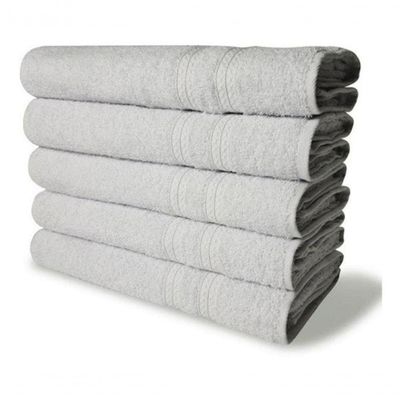 10 Toalhas Felpudas Grande E Grossa 80x150 5 Azul 5 Branco