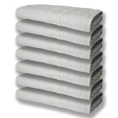 7 Toalhas Grande Super Felpudas E Grossa 80x150 Branco