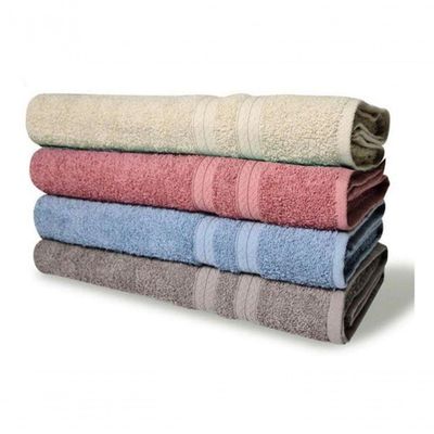 6 Toalhas Banho 430g/m² Grossa 80x150cm Lisboa Sortido