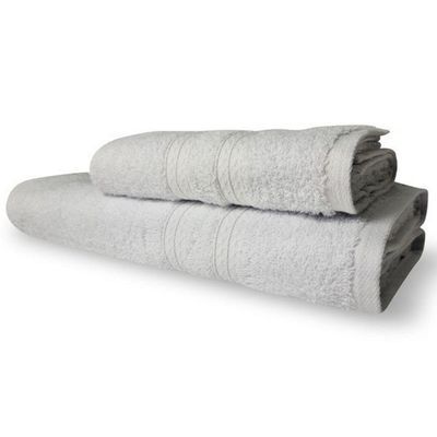 Jogo 2 Toalhas Itália Soft 1 Banho 1 Rosto Grossa 100% Algodão 430g/m² - Branco