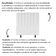 Cabeceira Estofada De Cama Casal Box 140 Cm Maisa Corino branco