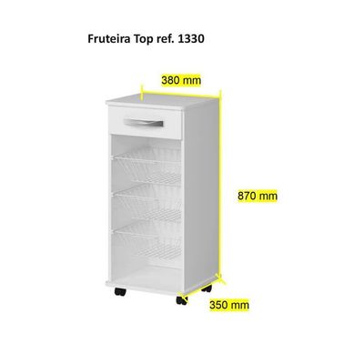 Fruteira 1 Gaveta 3 Cestos 1330 Ilan