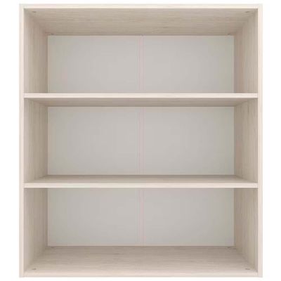 Armário Aéreo Bartira Cristal MDP 15mm com 2 Portas e 2 Prateleiras - 80cm de largura Freixo