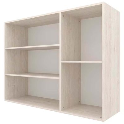 Armário Aéreo Bartira Cristal MDP 15mm com 3 Portas e 3 Prateleiras - 120cm de largura Freixo