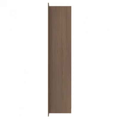 Armário Modulado de Canto Bartira Lugano com 1 Porta e 2 Prateleiras Casal Avelã/Cappuccino