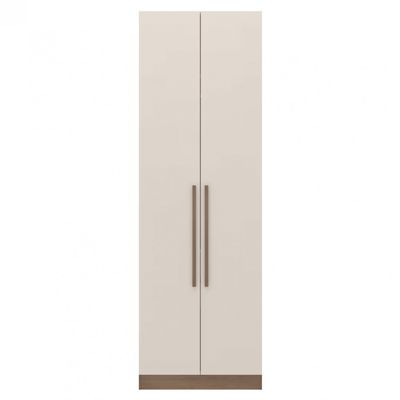 Armário Modulado Bartira Lugano com 2 Portas 2 Gavetas 1 Prateleira Casal Avelã/Cappuccino