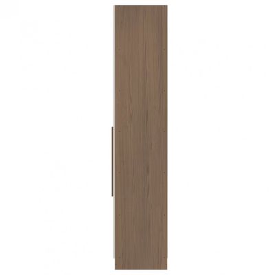 Armário Modulado Bartira Lugano com 2 Portas 2 Gavetas 1 Prateleira Casal Avelã/Cappuccino