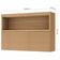Armário Aéreo Nesher Marquesa em MDF 15mm com 1 Porta e 1 Prateleira - 120cm de largura Nature